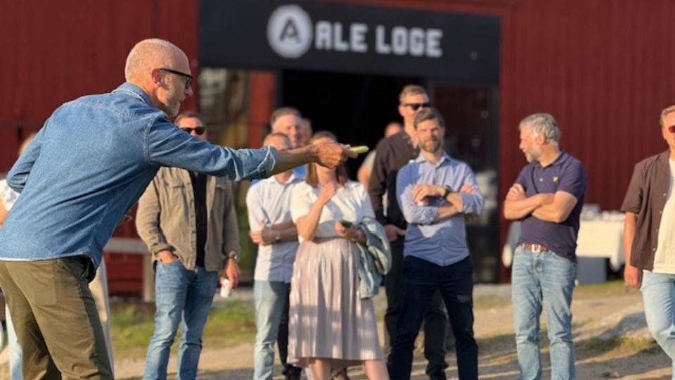 Discgolf som företagsaktivitet på Ale Loge